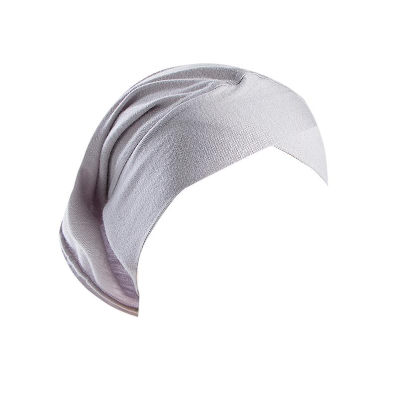 Forehead Criss Cross Muslim Turban Solid Stretch Inner Hijab Caps Ready To Wear Women Head Scarf Under Bonnet Turbante Mujer