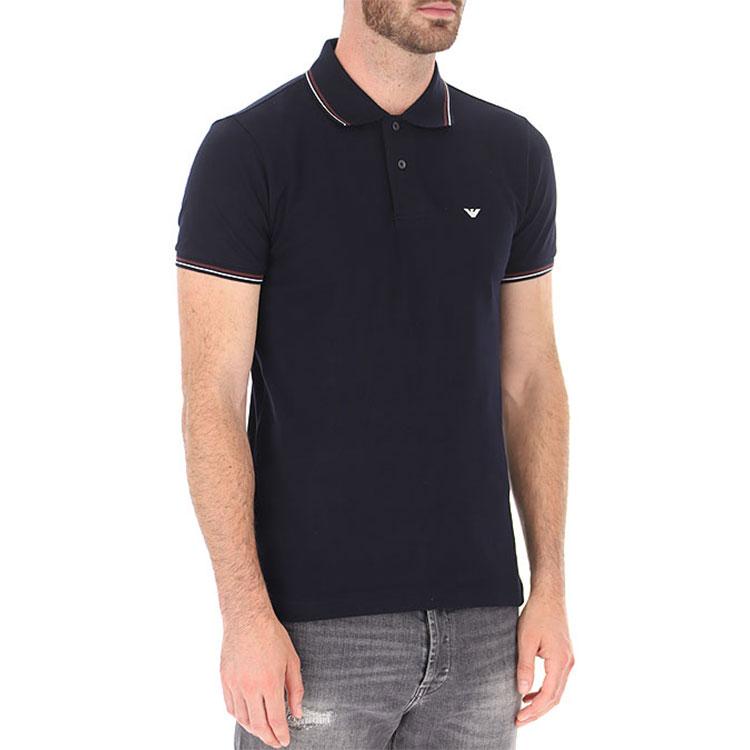 EMPORIO ARMANI Logo Detailed Short Sleeved Polo Shirt 8N1FB4-1JPTZ-0920