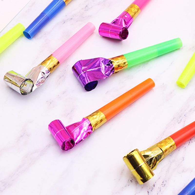 Kid’s Party Whistle Loudly Horn Noise Makers Blowout Whistle for Xmas Indoor Party Outdoor Game Supplies Cheering Squad