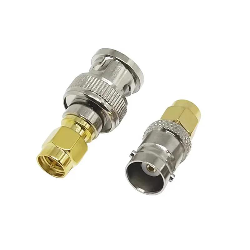 5/20/100PCS Radio Antenna Connector Adapter RF Coax Converter SMA To BNC M/F M/F Radio Antenna Adapters Kit Coaxial
