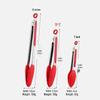 SMVP 14-inch Silicone Tipped Stainless Steel BBQ Tongs (3-Pack)