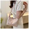 New Chinese Style Silk Crescent Bag 2026 Trendy Embroidery Handbag for Women Fashion Small Shoulder Crossbody Purse