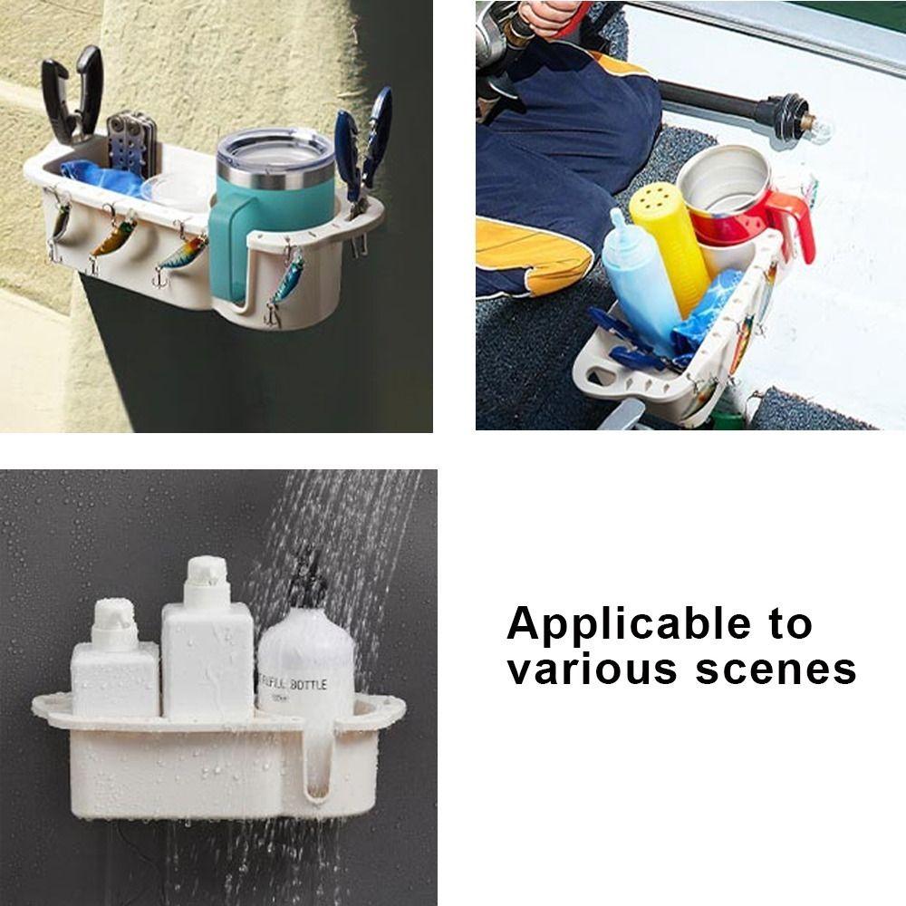 Fishing Cup Holder Pontoon Drink Box Multifunction Marine Storage Box  Organizer