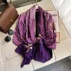 Spring Scarf Women's Luxury Design Scarf Silk Smooth Scarf Soft Muslim Headband Shawl Beach 90x180cm  New