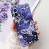 For OPPO A3 Pro A80 CPH2639 Elegant Floral Cat Printed Phone Case For Oppo  A80 A3 Pro 5G Global Soft Silicone TPU Cases
