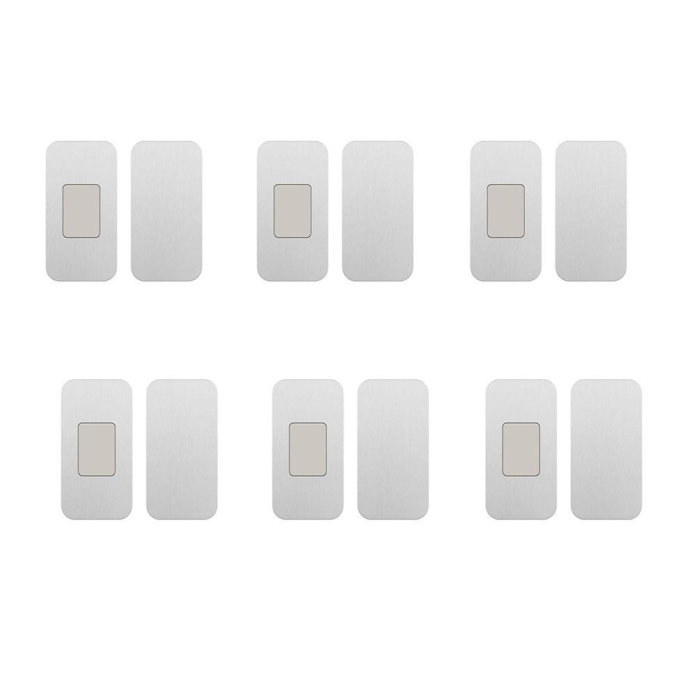 

6Pcs/set Invisible Design Cabinet Catch Strong Magnetic Door Attraction Patch Wardrobe Doors серебряный