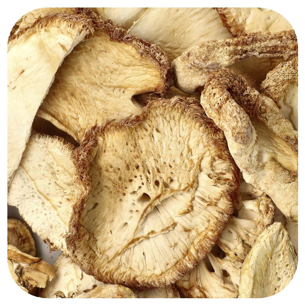 Frontier Co-Op, Bio Sušené houby jeleního parohu, Vločky, 113G(4 oz)