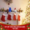 2pcs Large Size Christmas Stocking Hanger Non-Slip Fireplace Hook Christmas Stocking Holder  Table
