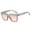 Square Diamond Shiny Ladies Fashion Sunglasses Vintage Gorgeous Suitable for Street Party Po Accessories