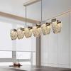 Lámpara de Araña de Cristal Cromado de Lujo Lámparas de Techo Led para Villa Sala de Estar Comedor Dormitorio Decoración del Hogar Posmoderna
