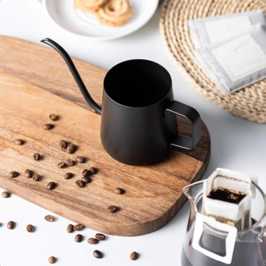 

Pour Over Kettle Gooseneck Spout Coffee Tea Pot 12OZ Hanging Ear Hand Blunt Long Narrow Drip Cup for Coffee Maker Carafe Campin United States