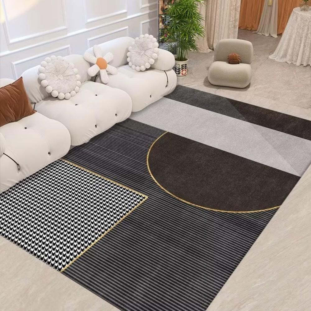 Scandinavian Style Geometric Rug Living Room Study Wearable Design Modern Home Studio Ins Style Space