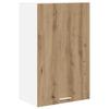 Hanging Cabinet with Door Artisan Oak and White 50 X 31 X 80 Cm