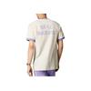 adidas Originals Logo Striped Round Neck Slim Fit Short Sleeve Raglan American Vintage T-Shirt Men Tops Purple IY0057