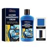 Premium Leather Maintenance Cream - Restores Color & Shine | Gentle Cleaner & Polish for Car Seats & Sofas | Protects & Revives Faded Leather with Eas