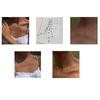 Clear Waterdrop Jewelry Artificial Crystal Glass Round Bead Necklace Tassel Earring Teardrop Beaded Bracelet for Wedding Party