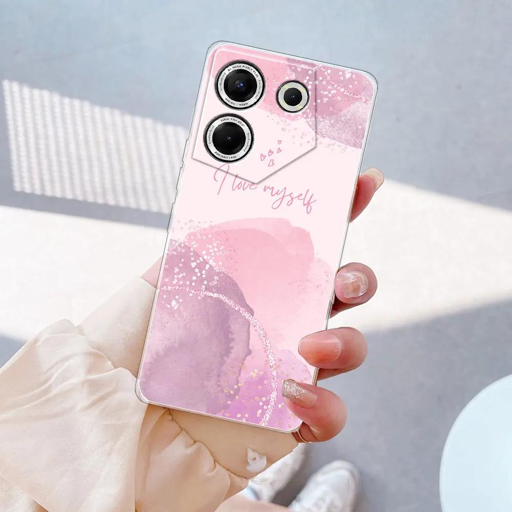 Für Tecno Camon 20 Pro 5G Hülle Klare Silikon Weiche TPU Handyhüllen Abdeckung Für Tecno Camon 20 Hülle Für Tecno Camon 20 Pro Hüllen