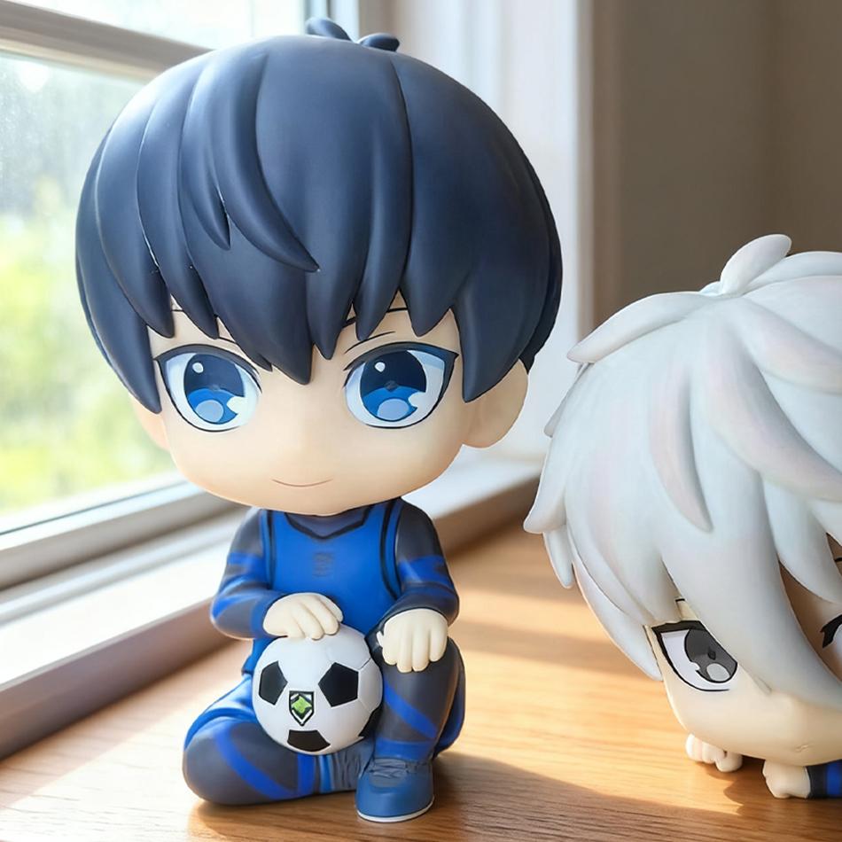 Blue Lock Anime Figure Isagi Yoichi Chigiri Hyoma Bachira Meguru Nagi Seishiro Action Figures Collection Model Figurine Doll Toy