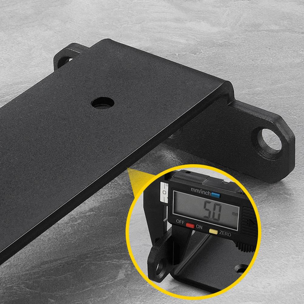 Wall tripod bracket 2pcs shelf support for partitions with thickened cold rolled steel structure black and white colors