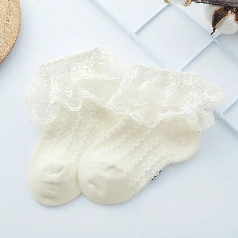 Baby Stuff Kids Baby Girl Swallowed Warm Lace Tutu Socks Infant Newborn Child Lace Swallowed Solid Ankle Socks