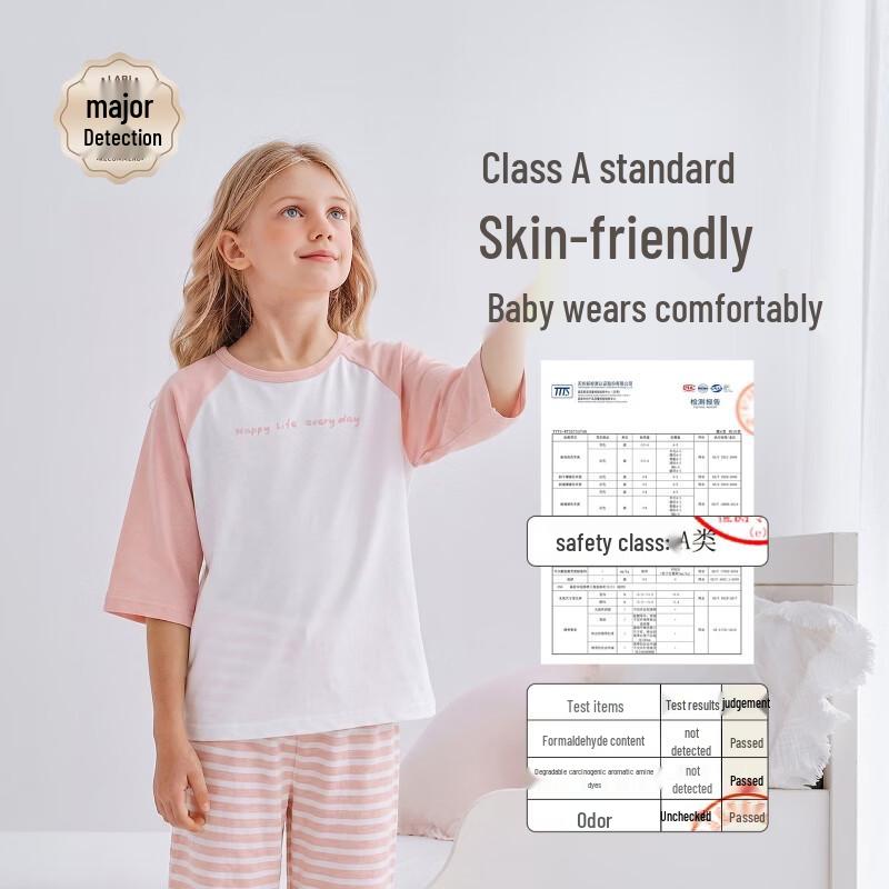 Labi Kids' Pure Cotton Summer Homewear Set