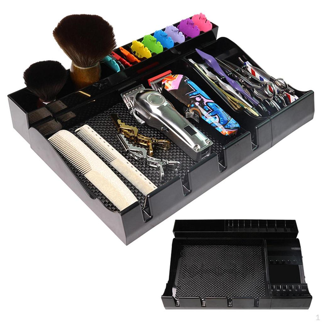 Barber Tray Haircut Tools Storage Countertop Case Hairdressing Tool Organizer Scissors