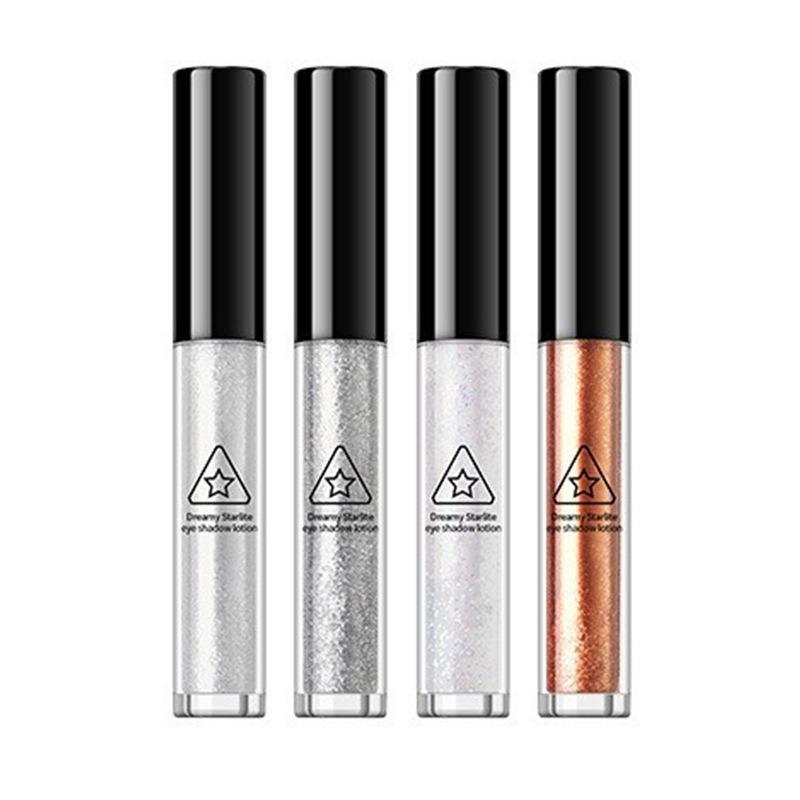 Star Diamond Eyeshadow Liquid Fine Sparkling High Gloss, One Drop of Tear Brightening Undereye Sparkling Pearl Liquid Eyeshadow