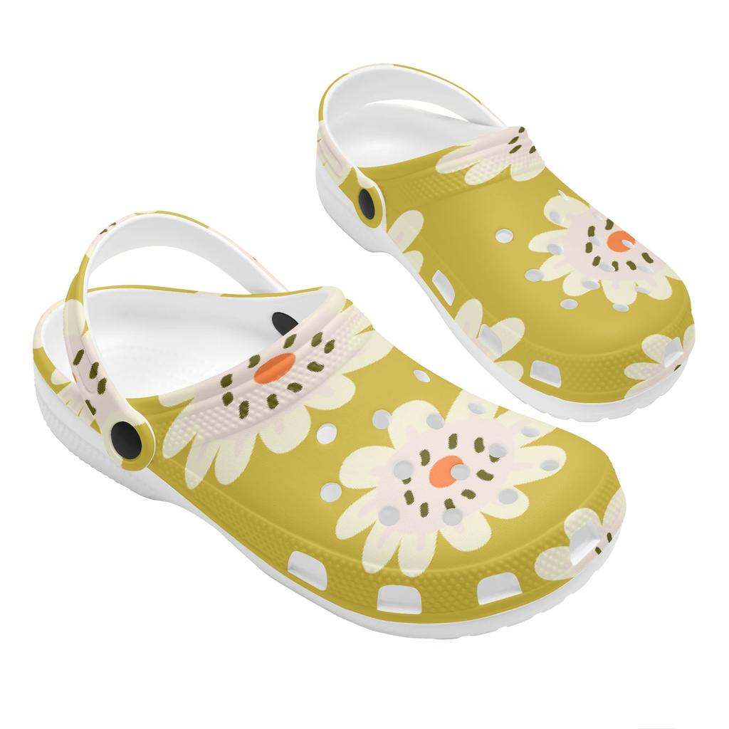 Süße bedruckte EVA-Clogs Unisex Atmungsaktiv Leicht Rutschfeste Freizeitschuhe Bequeme Sommersandalen Leichte Alltagsschuhe