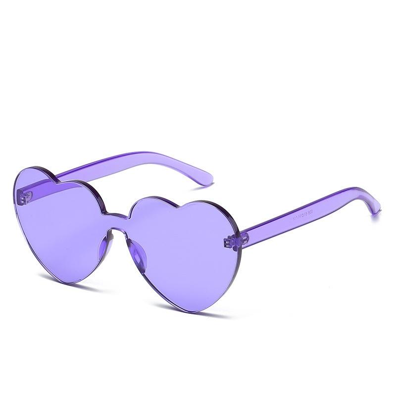 1 Pcs Trendy Heart Sunglasses Women Sun Glasses Retro Love Heart Shaped Glasses Ladies Shopping Sunglass