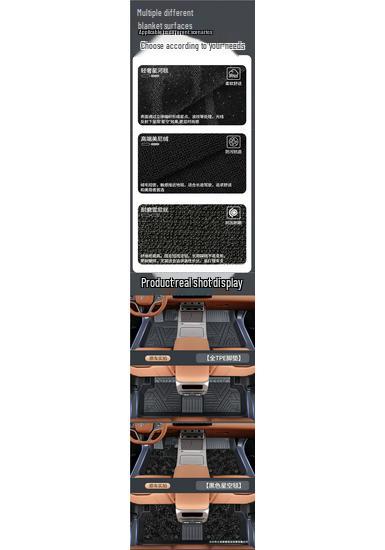 Yongjue TPE Floor Mats for BYD Han L - Full Coverage Car & Door Sill Accessories
