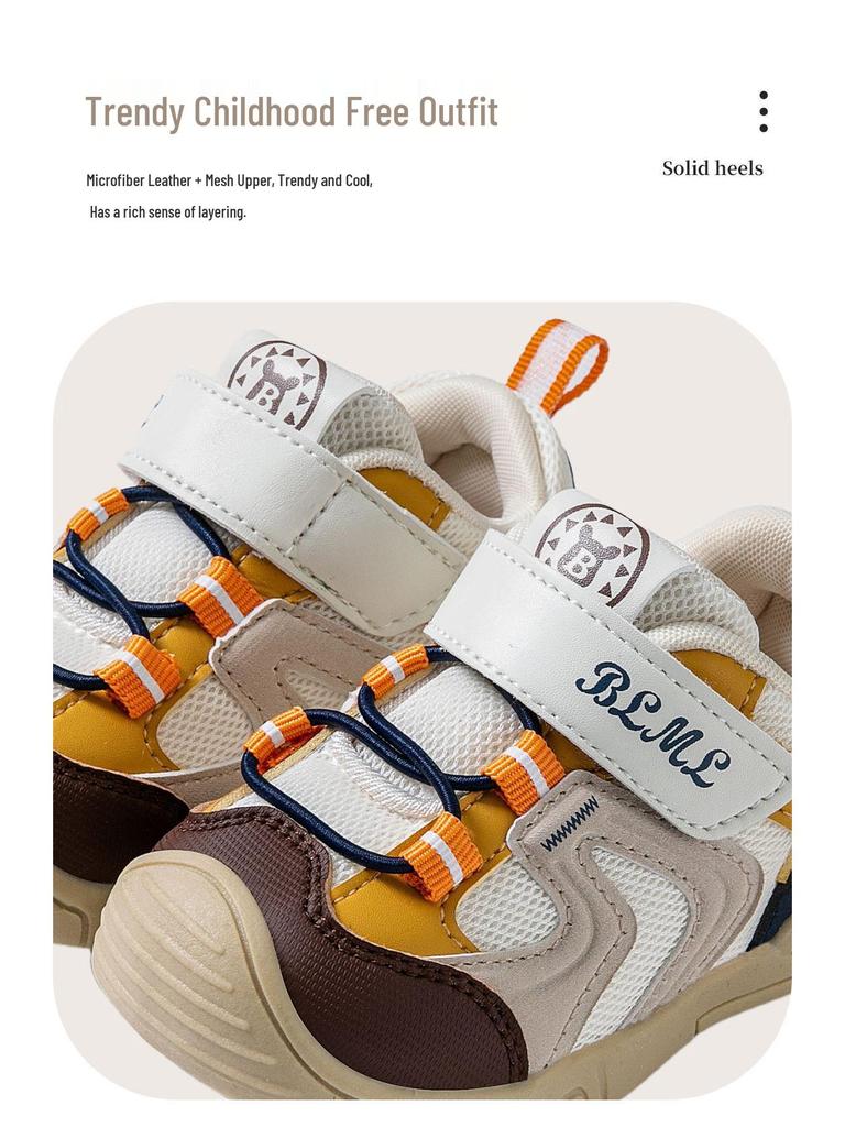 Spring 2026 Soft Sole Non-Slip Shoes for Boys and Baby Girls - Breathable, Casual, and Comfortable for Walking
