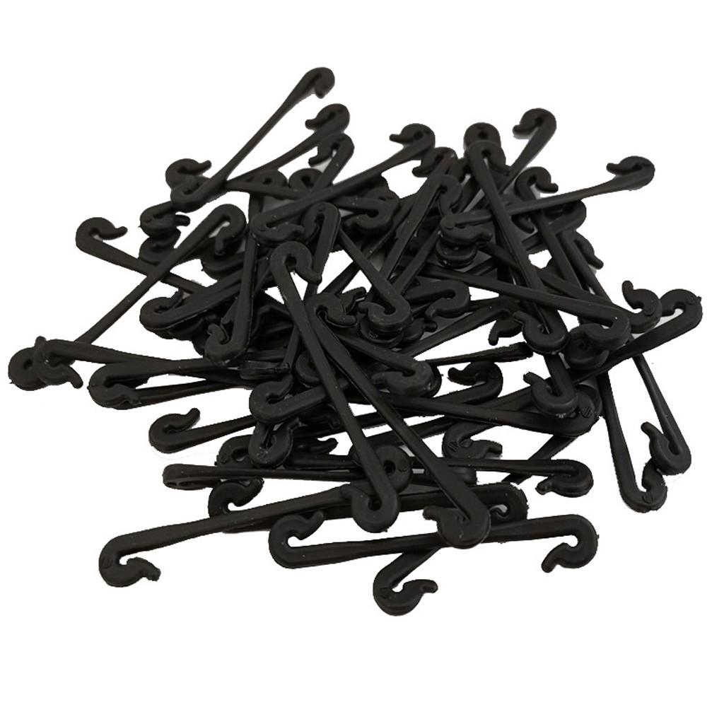 

Vines Tied Buckles Fixed Strapping Clips Fastener Lashing Hook for Garden 0pcs чёрный