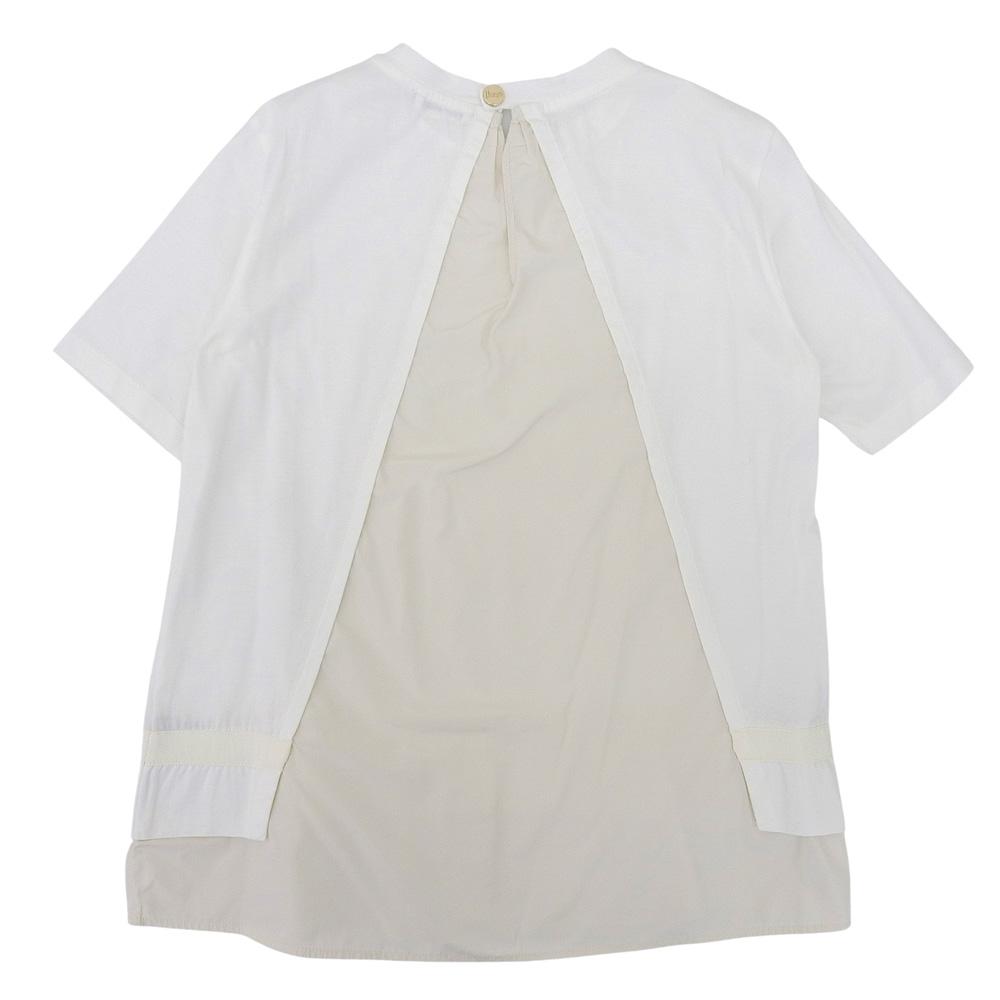 HERNO Excellent condition cotton cut and sew top, women's, white, size 40, JG0006D-52006 tops 40 whiteUsed