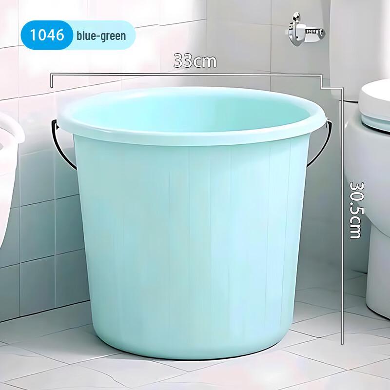 SIOYIE Thickened PP Plastic Portable Laundry Bucket морская волна