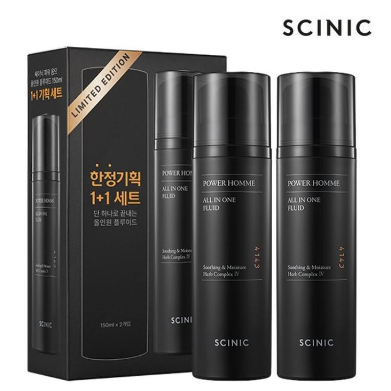 SCINIC Power Homme Набор флюидов «Всё в одном» 150 мл x 2 шт. Set 150ml x 2ea