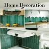 Self-adhesive Peel and Stick Backsplash Waterproof Stick Tile Wallpaper  for Kitchen Bathroom