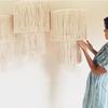 1Pc Bohemian Tapestry Lampshade Hand-woven Tassel, Home Chandelier Decoration Nordic Style