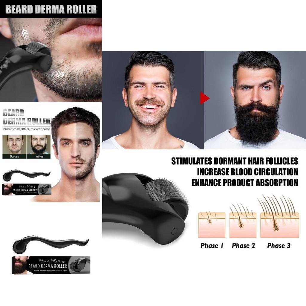 West Month Bartroller für nährende Pflege und Reinigung von Gesichtsbehaarung Essentials