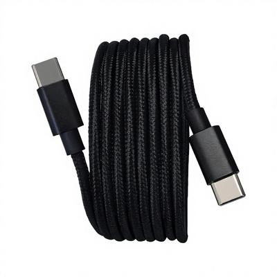 1-3 Meter Nylon Braided Type-C Data Cable 3A 60W Fast Charging Compatible for SuperCharge CC