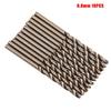 10Pcs 1-3.5mm M35 Round Shank HSS Cobalt-Drill Spiral Drill Bit Parts Kit