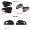 For Mercedes Benz Smart 451 453 Fortwo Forfour 2009-2026 ABS Matt black Car Rearview Mirror Cover trim sticker Car Accessories