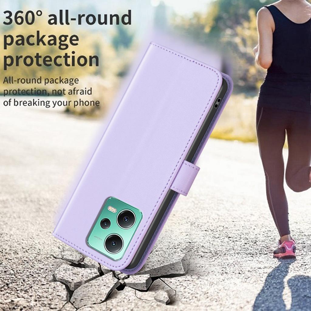 BINFEN COLOR BF17 For Xiaomi Redmi Note 12 5G (China)/(India)/(Global)/Poco X5 5G Leather Case Stand Wallet Phone Cover