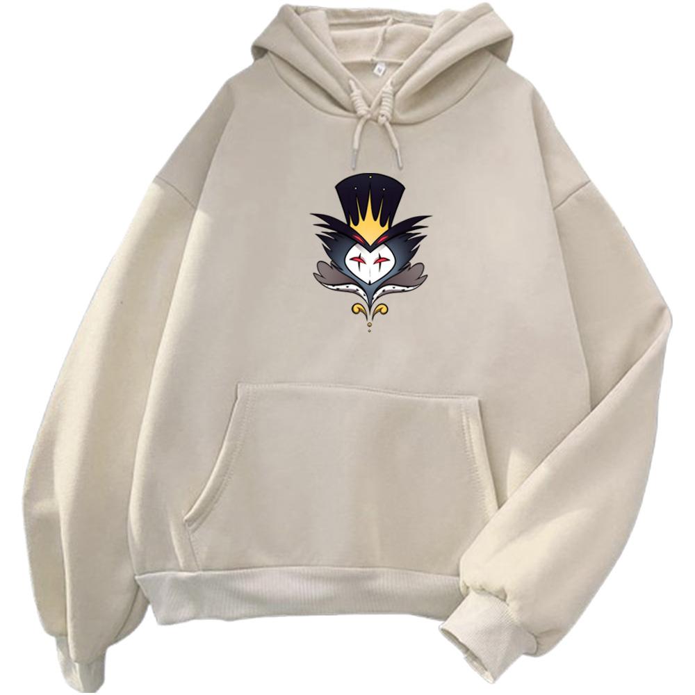 Helluva Boss Hoodies Stolas Sweatshirts Anime Men Woman Hoodie Adult Comics Printing Fleece Pullovers Winter Clothing