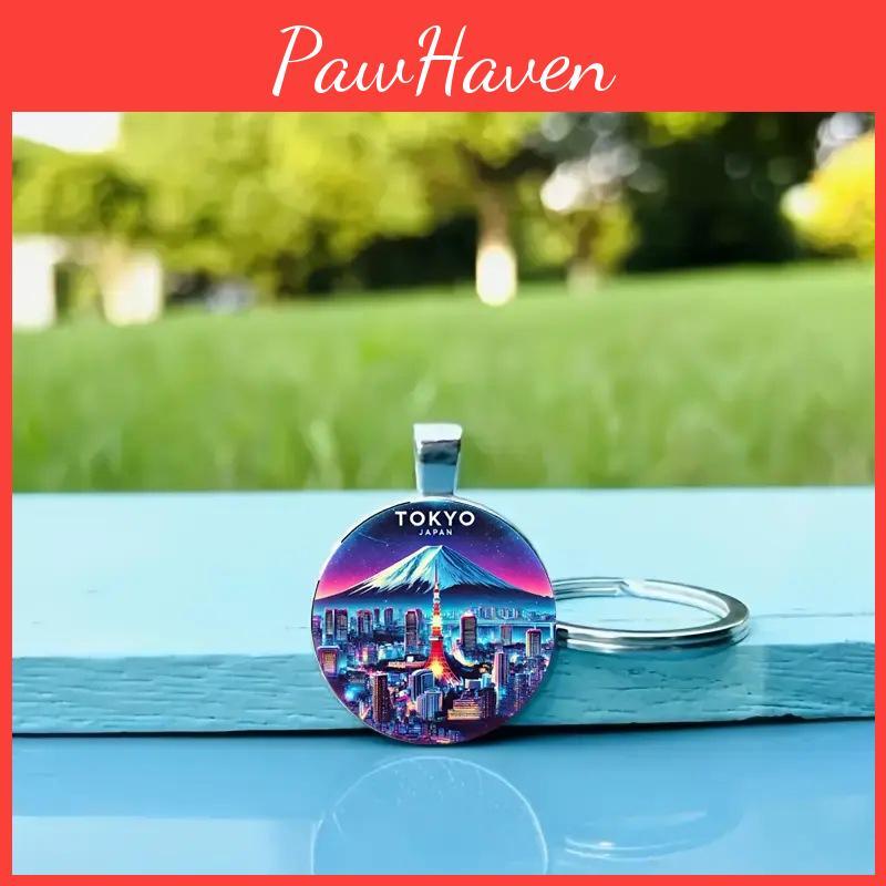 Tokio Fuji Berg Schlüsselanhänger Accessoire Für Festliche Geschenkideen