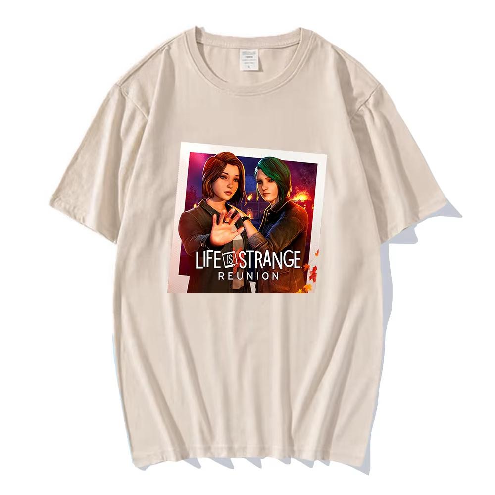 Life Is Strange Reunion Tshirt Summer Short Sleeve Top Unisex Tshirts Hot Game Fashion Design Graphic Merch Unisex Streetwear