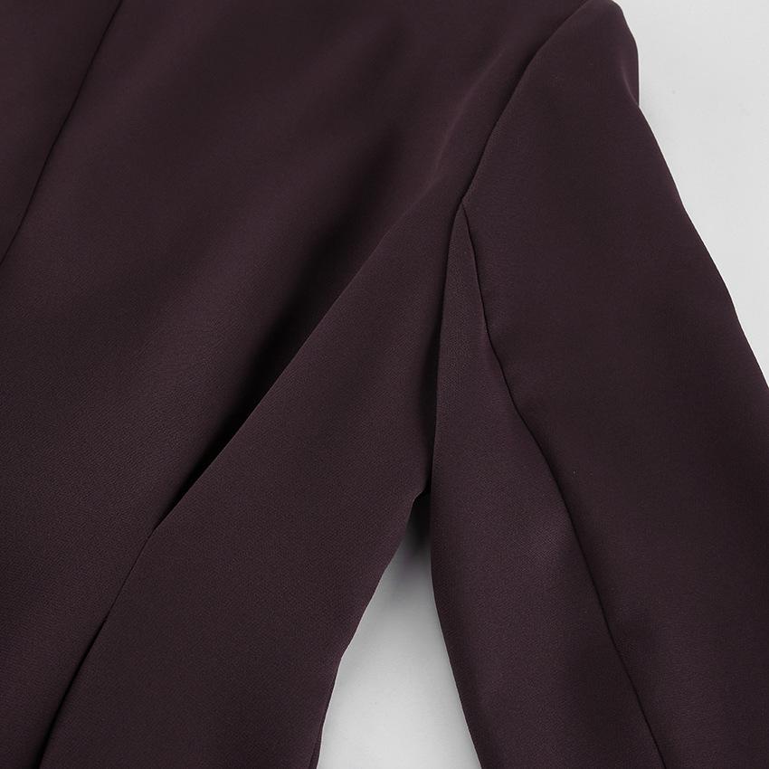 European and American Ins Aesthetic Deep V Low-cut Waist Suit Trousers Two < Unk > Piece Women Commuting Two-piece Set