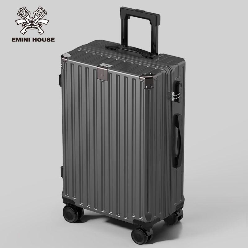 Women's Sturdy & Durable Aluminum Trolley Case With Universal Wheels & Combination Lock - 20” Carry-On