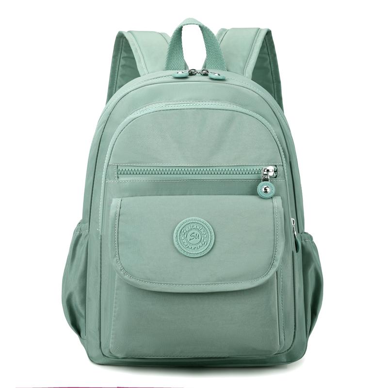 Lightweight Small Canvas Backpack for Middle-aged and Elderly Women