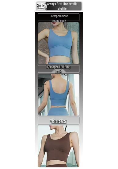 High-Intensity Sports Bra for Running and Yoga - Fitness Top Vest