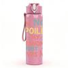 1PC I'm Not Spoiled My Grandma Loves Me Print 750ml Color Plastic Sports Water Bottle Leakproof Flip Straw Lid Suitable for Sports Office Home Use
